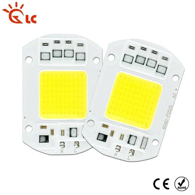 LED COB 20 W AC220V Lampu dengan SMART IC Driver Lampu Sorot warna putih Lampu LED