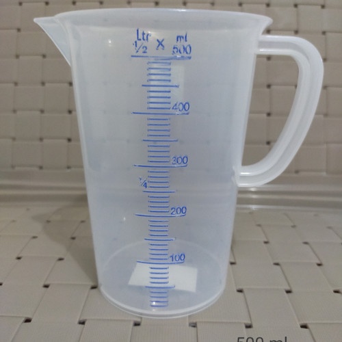 GREEN LEAF 1830 MEASURING CUP GELAS UKUR TAKAR PLASTIK 500ML 500 ML