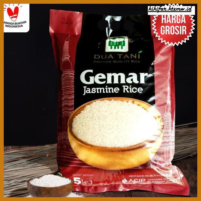 

ANEKA-BERAS- BERAS DUA TANI GEMAR JASMINE 5KG -BERAS-SEHAT.
