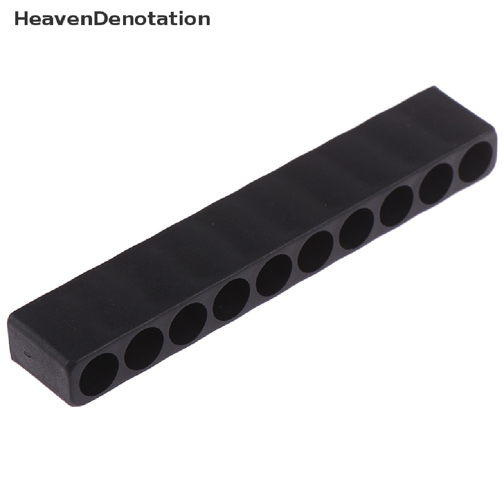 [HeavenDenotation] 5Pcs Set 6/10/12 holes hex shank screwdriver bit holder storage dril accessories