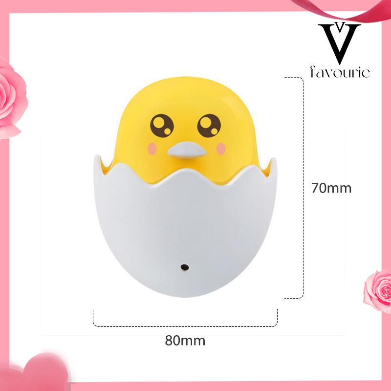 [COD]Bebek Kuning Little Happy Bird Cahaya Kontrol Malam Lampu Lampu Leds Hadiah Kreatif-FA