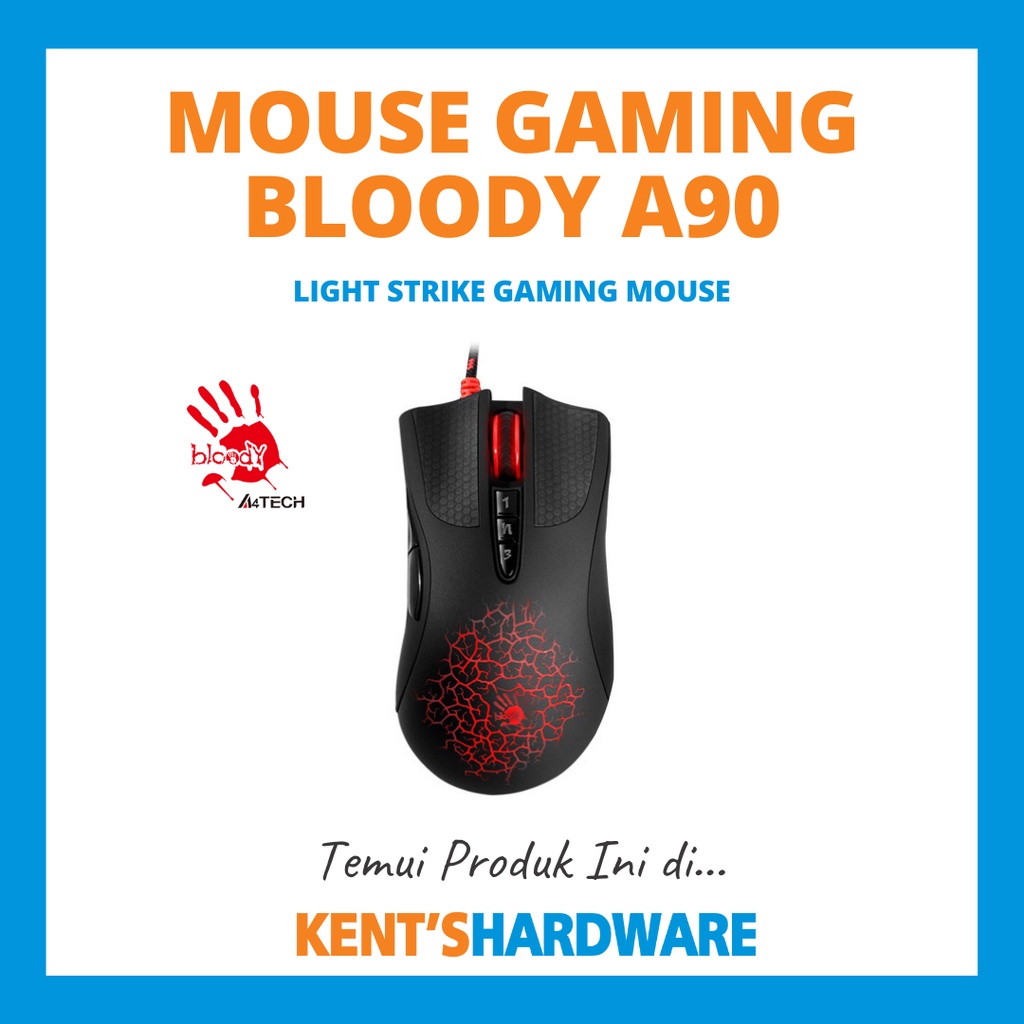 Bloody A90 Optic Micro Switch Gaming Mouse