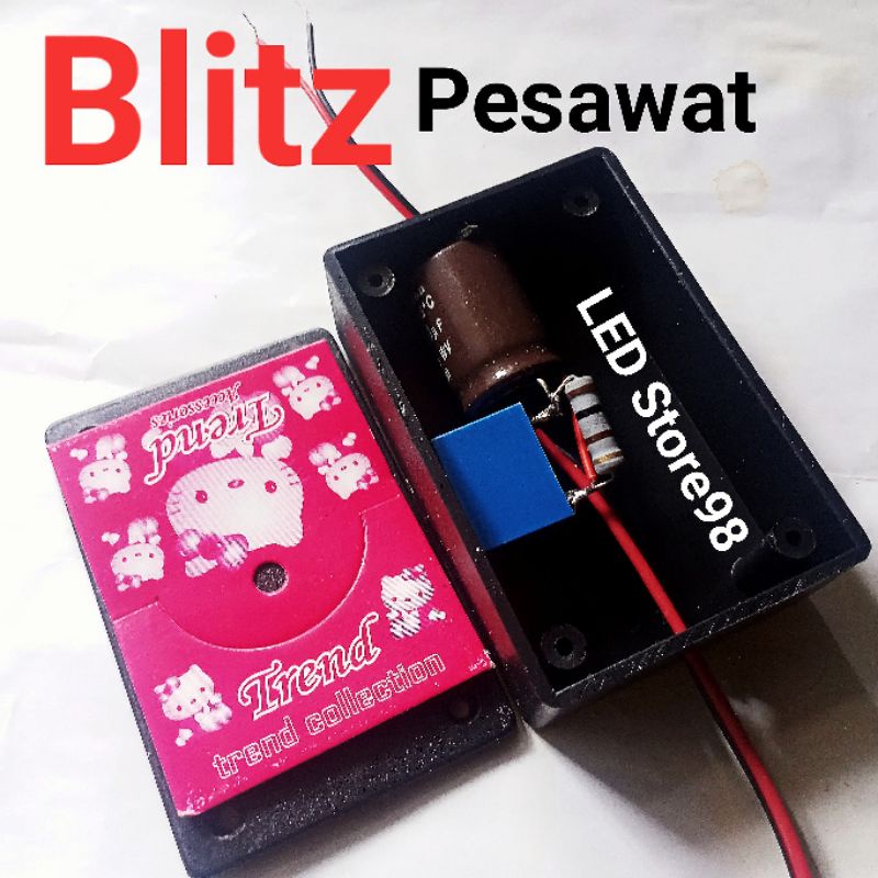 Modul kedip Blitz Pesawat 24 Volt