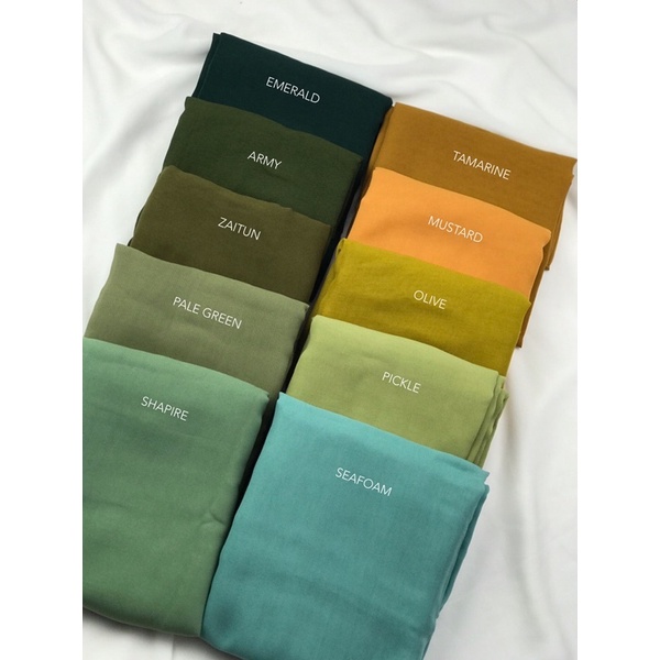 [Neci] Segiempat Square Hijab Jilbab Bella Polycotton Hycon Poton Part 3-4