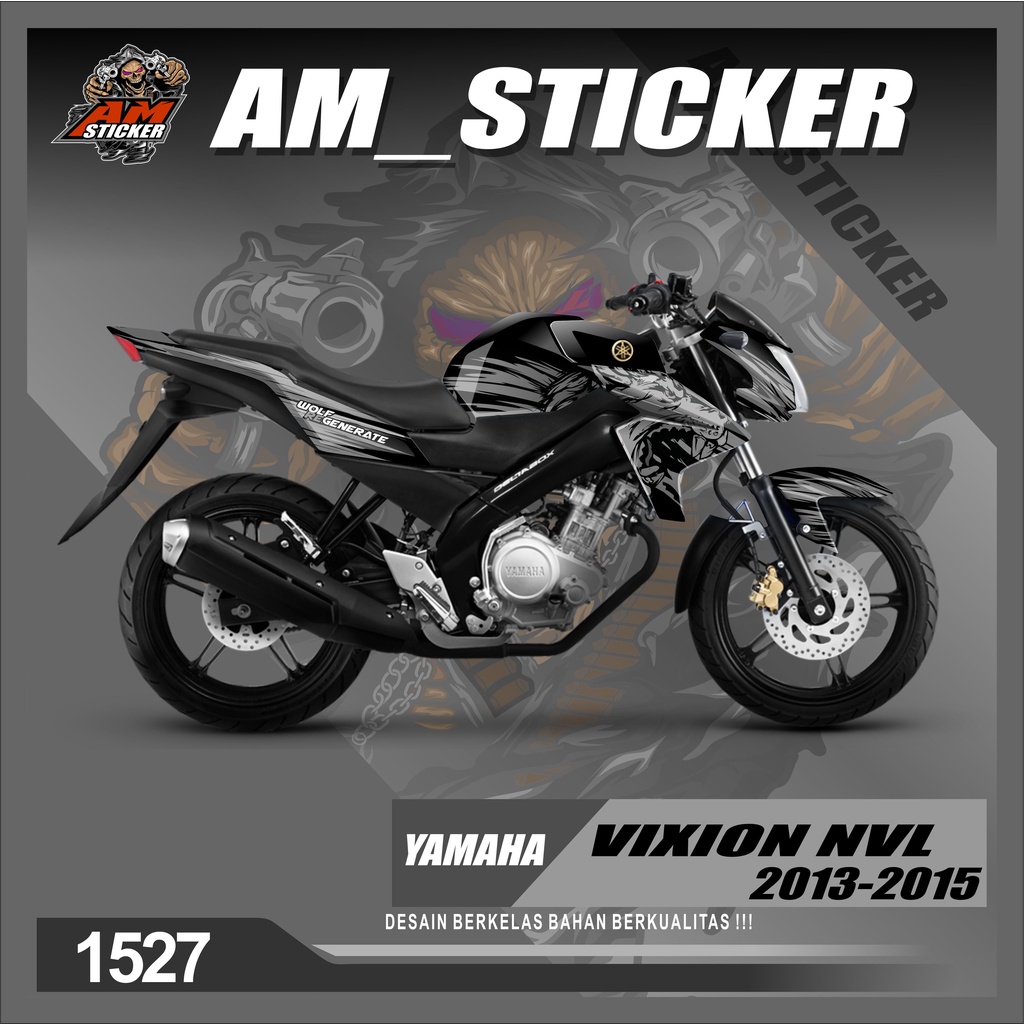 Dekal Sticker VIXION NVL 2013-2015 Full Body Stiker Skotlet VIXION Desain SRIGALA Stiker full body V