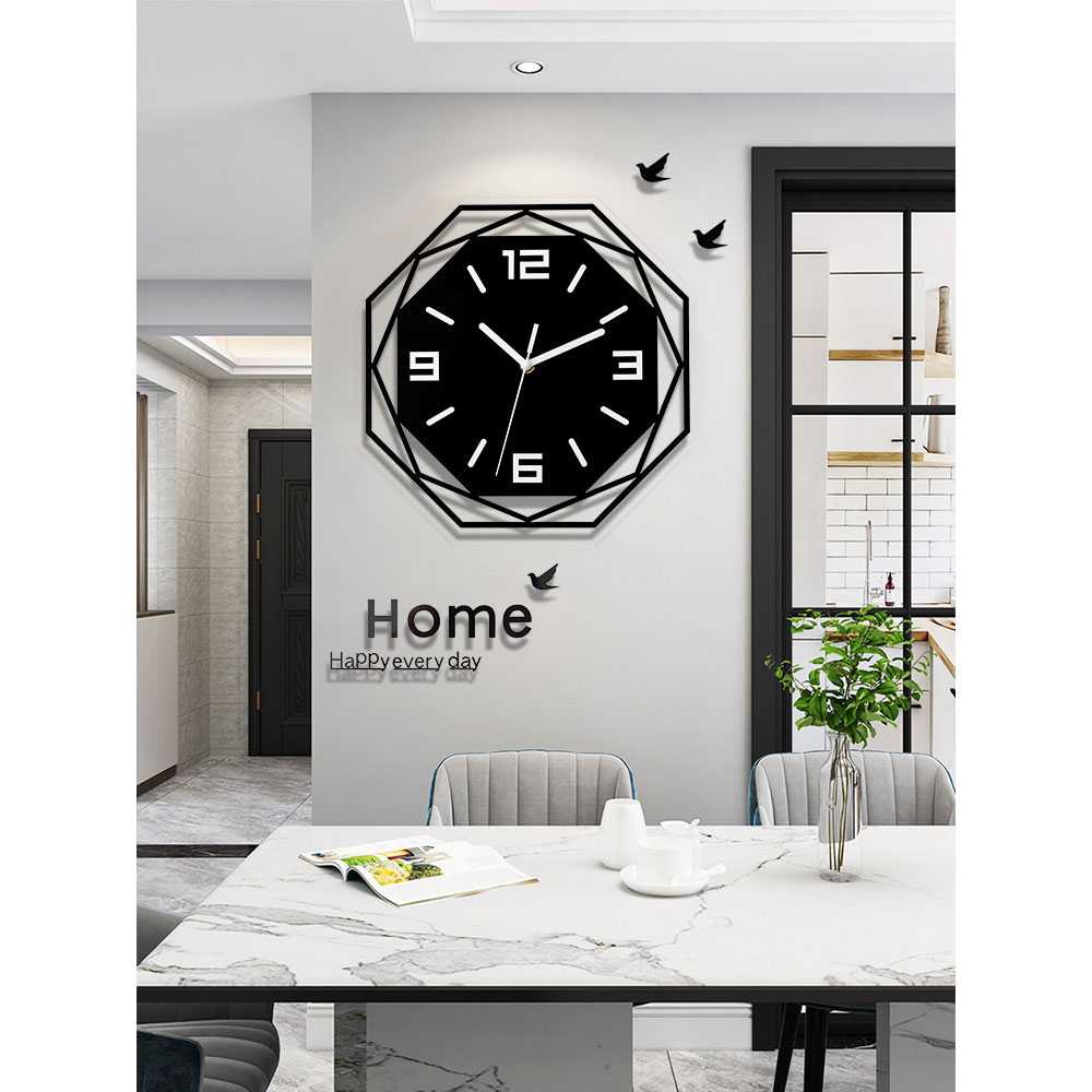 VOSARREA Jam Dinding Bulat Quartz Creative Design Modern 30CM - E1599