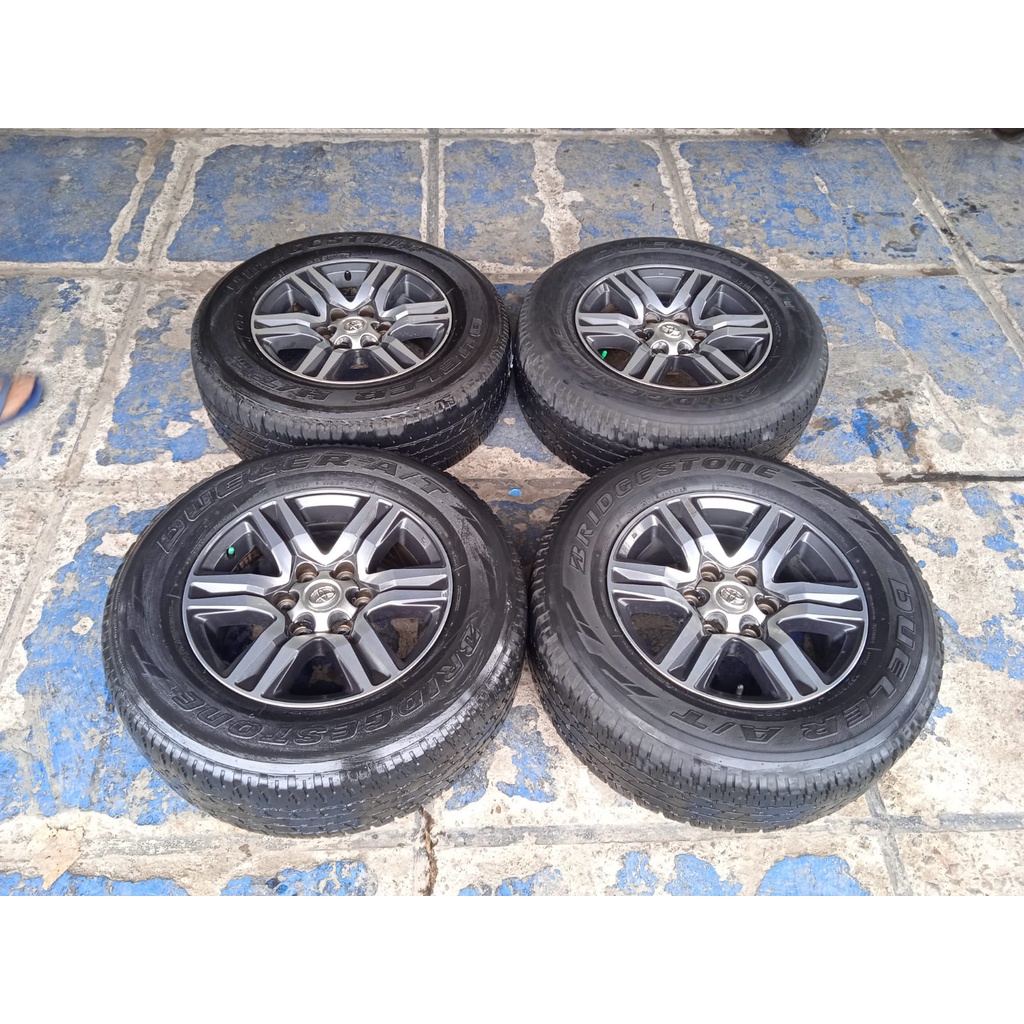 velg seken bekas murah bekas fortuner ring 17x7 pcd 6x139 seken murah