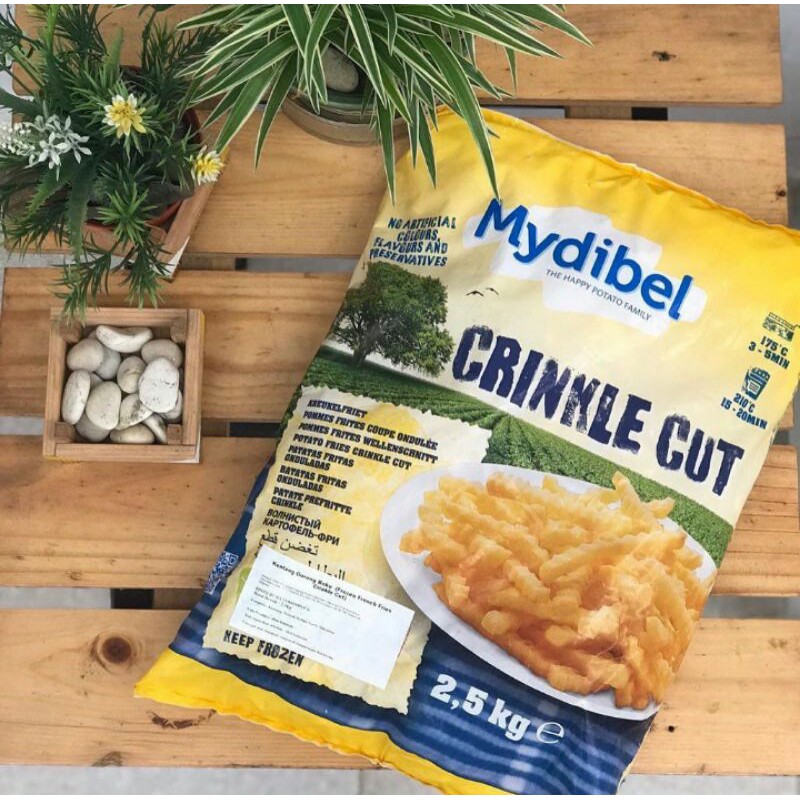 

Kentang Mydibel Crinkle Cut 2,5kg