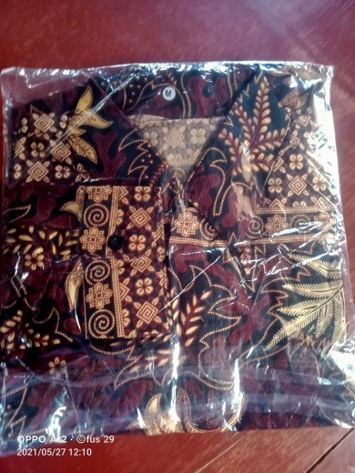 Bisa Cod M, L, Xl, Xxl Kemeja Batik Lengan Panjang Abadi Batik Pria New Arival Non Slimfit Reguler