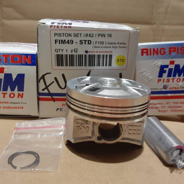 Piston kit satria fu 150 oversize 0 std FIM