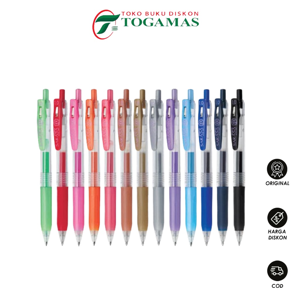 

BEST SELLER !! BALLPEN SARASA CLIP 1.0 SHINNY ZEBRA