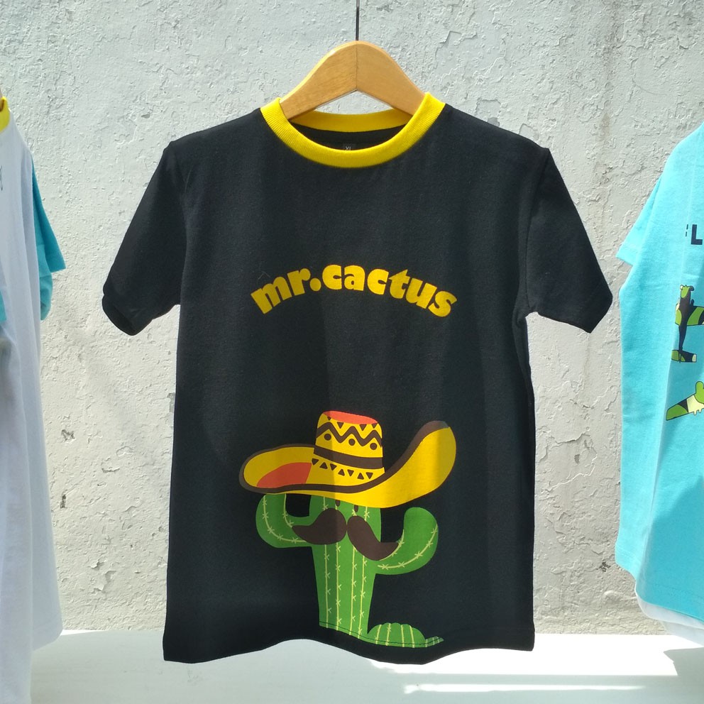 ZOOL Kids Kaos Anak Mr. Cactus | T-Shirt Anak Size L XL