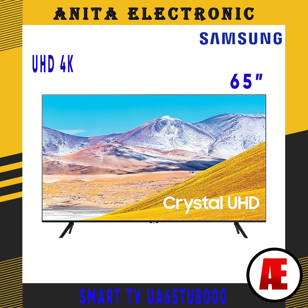 TV SAMSUNG 65" Crystal UHD 4K Smart TV UA65TU8000 65TU8000