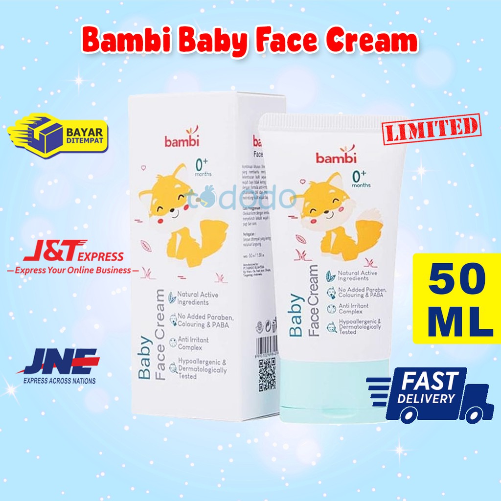 Bambi Baby Face Cream - Krim Wajah Bayi