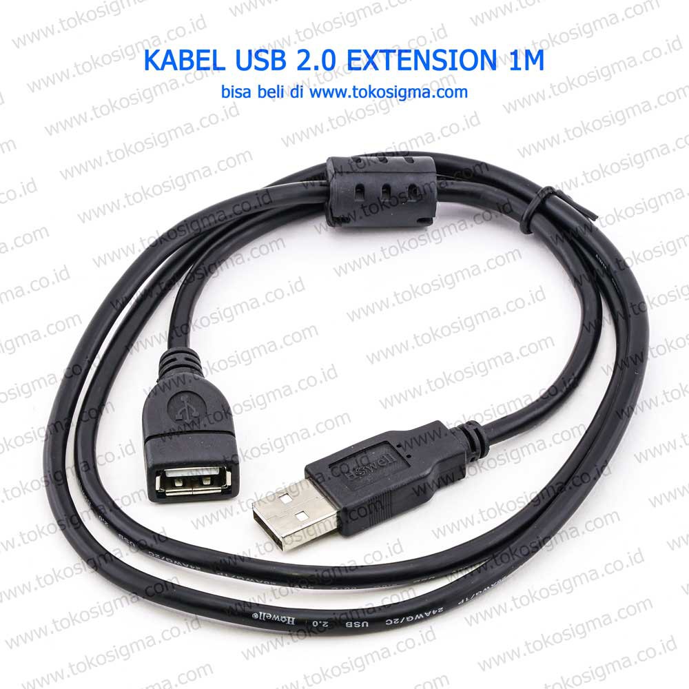 HOWELL KABEL USB 2.0 EXTENSION / PERPANJANGAN M-F 1 meter