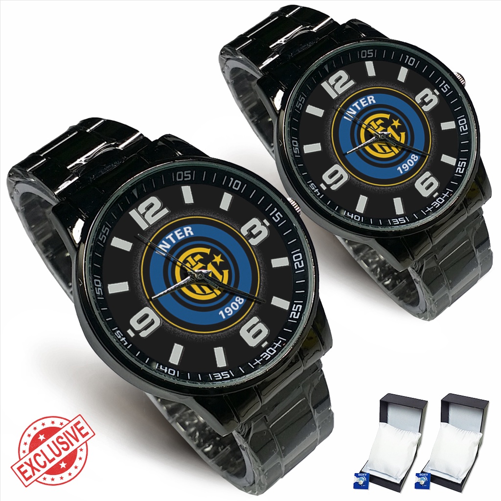 Jam Tangan Rantai Couple INTER MILAN - 2 (Keren)