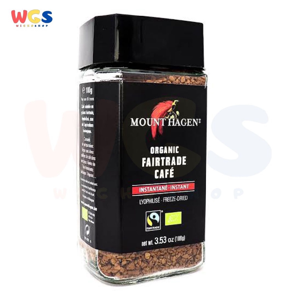 Mount Hagen Organic Fairtrade Coffee Instant 100 gr