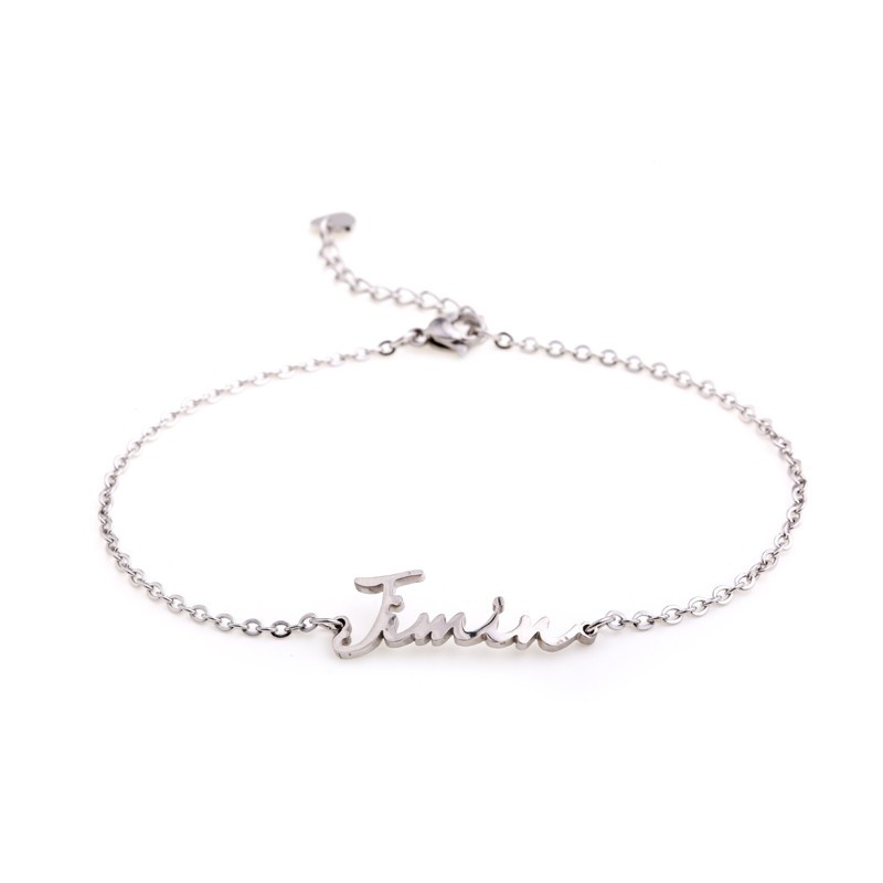 Gelang Rantai Kaki Kpop BTS untuk Aksesoris Perhiasan