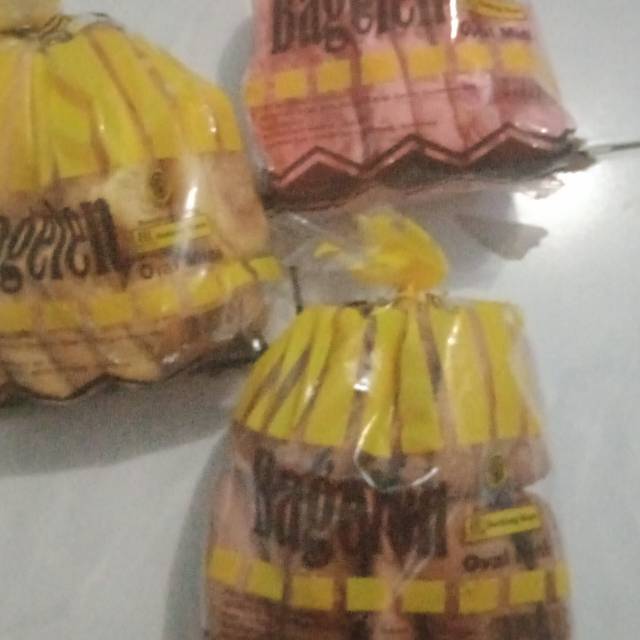 

Bagelan roti kering 3 rasa strawberry coklat original