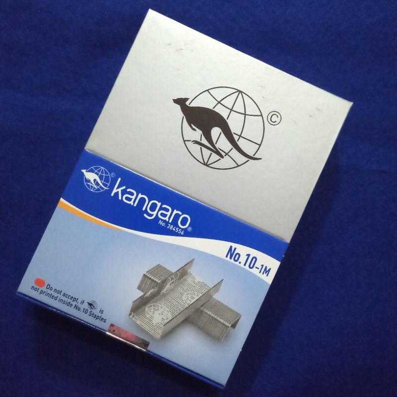 

Isi Staples Kangaro No. 10-1M (1 pak isi 20 pcs)