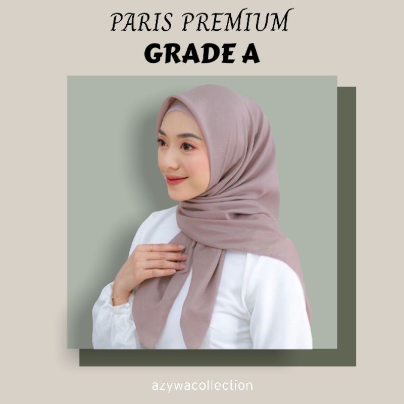 PARIS PREMIUM GRADE A BY AZYWACOLLECTION JAHIT TEPI FULL 4 SISI BAHAN TEBAL / PARIS PREMIUM ANTI LET