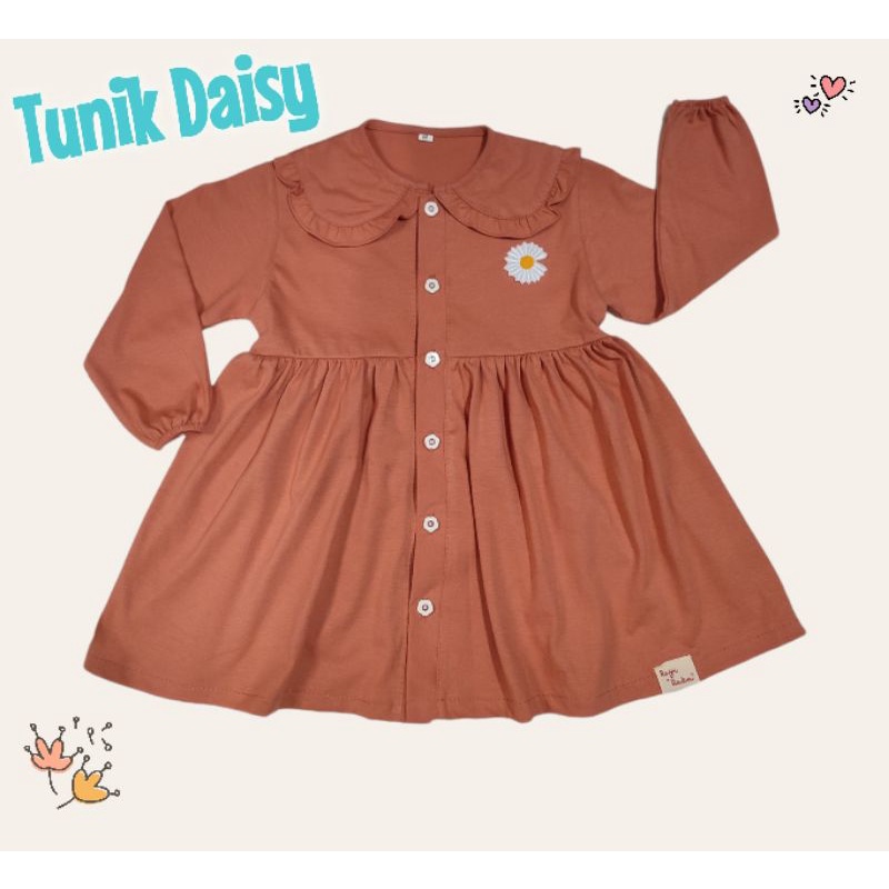 Tunik Daisy - Tunik Anak Lucu - Tunik Pastel
