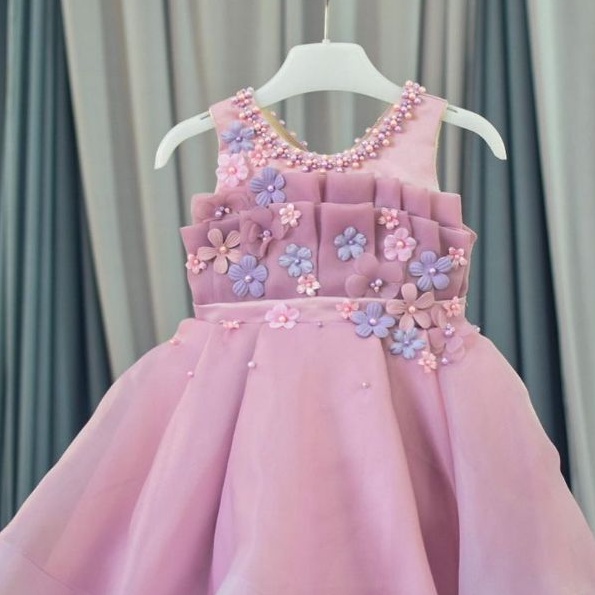 gaun lili dress bayi neychan realpic