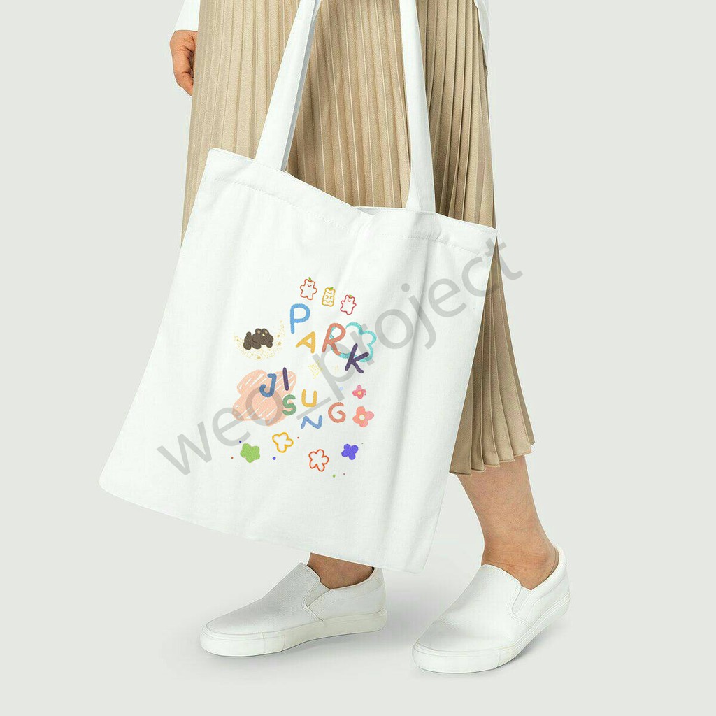 TOTE BAG KANVAS MURAH / TOTE BAG WANITA / TOTE BAG MOTIF NCT 127