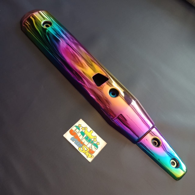 Tameng knalpot nouvo rainbow cover knalpot nouvo z nouvo nuvo lele vixion vega r rainbow thailand