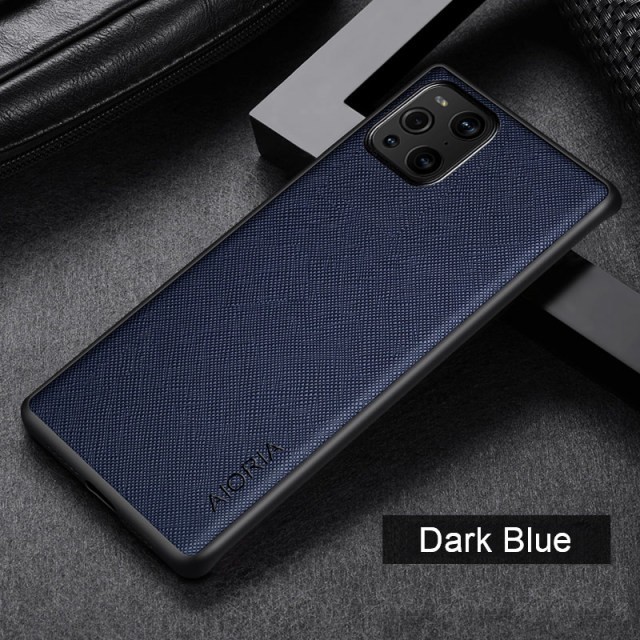 OPPO FIND X5 PRO 5G / FIND X3 PRO SOFT CASE CANVAS CROSS PATTERN