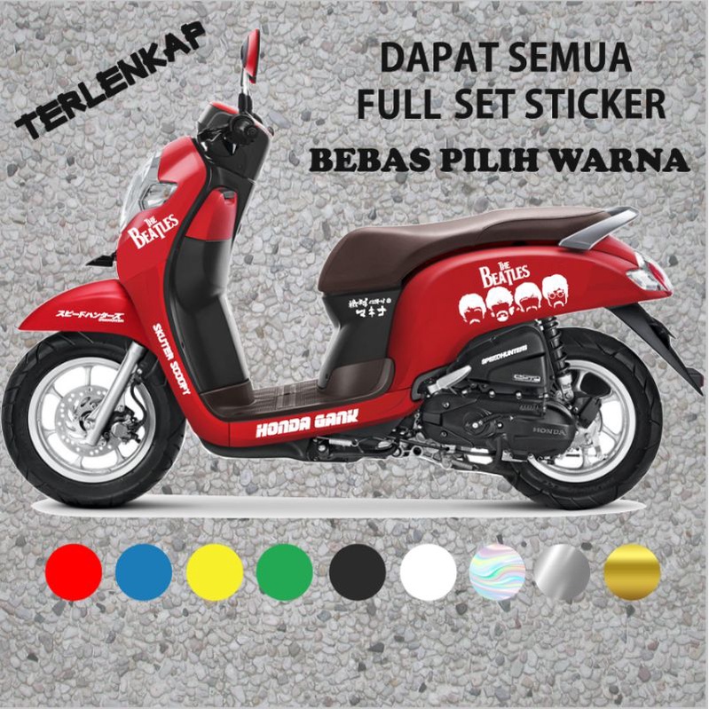 Stripping Scoopy THE BEATLES satu set termantap