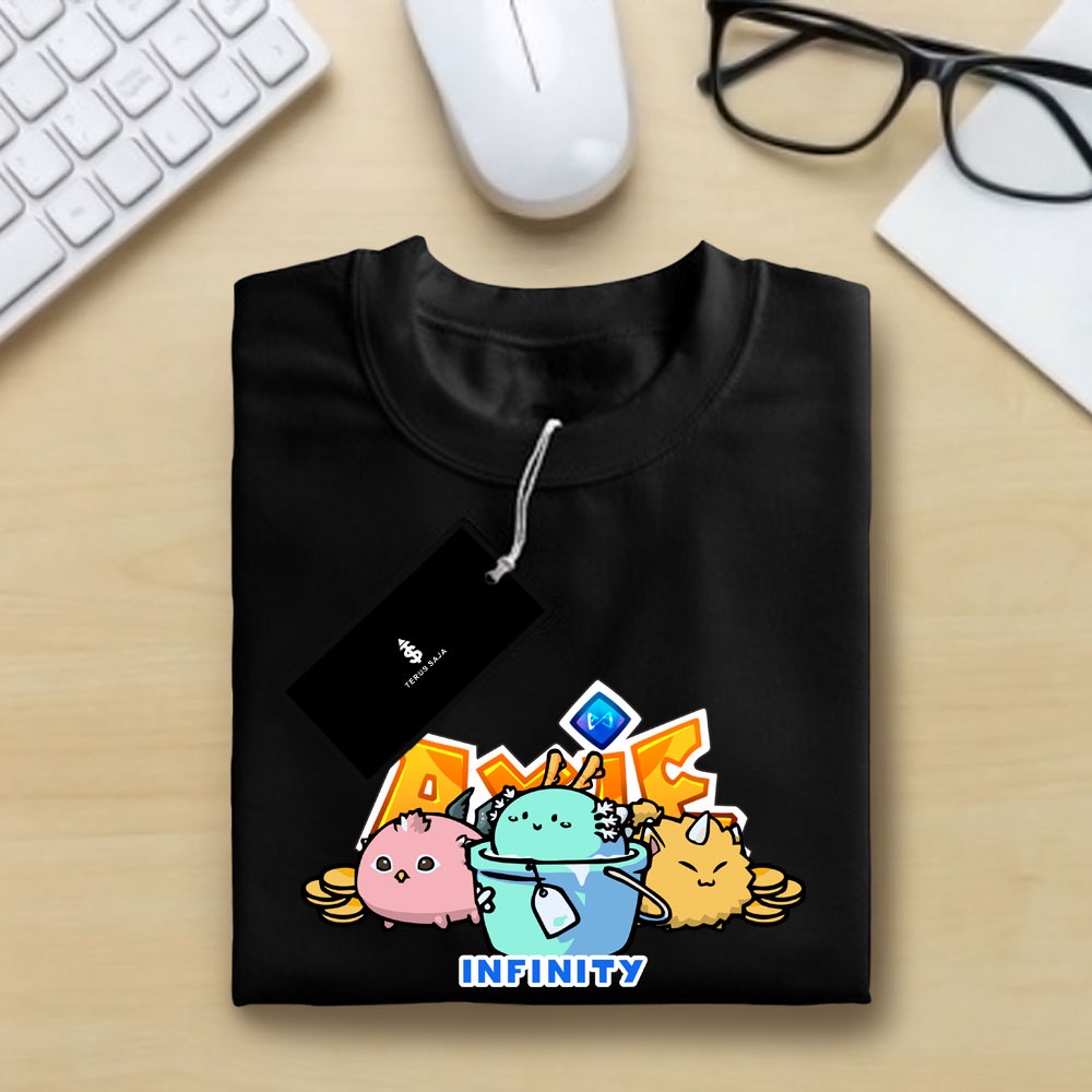 T-Shirt Kaos Axie Infinity Game NFT / Baju Axie Infinity