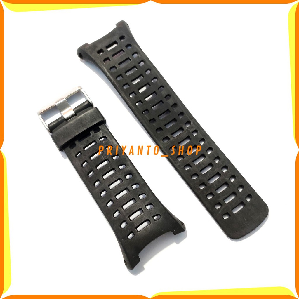 Strap watch Band jam Edify E-1033 Edify E 1033 Tali jam Tangan Karet Edify E1033 HITAM