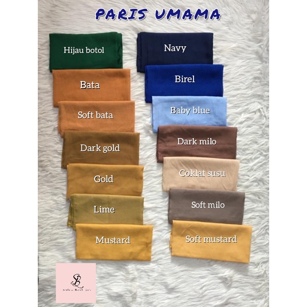Hijab JILBAB PARIS Adem Halus ORIGINAL UMAMA 100%-1