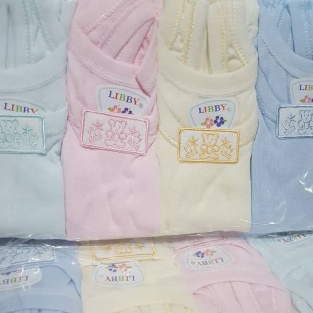 4Pcs Singlet Dalam Bayi 3-9m Baby Bear Libby