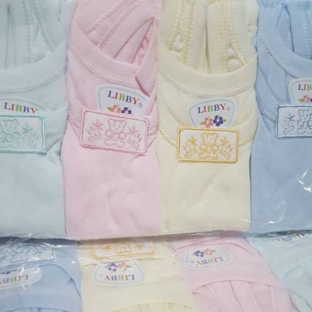 4Pcs Singlet Dalam Bayi 3-9m Baby Bear Libby