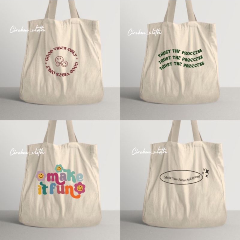 Totebag Kanvas Minnimii Collection