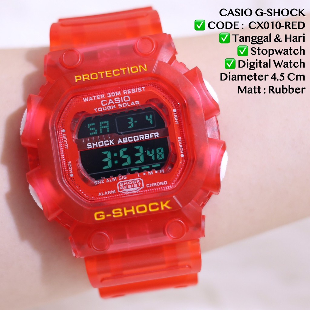 Jam tangan digital pria wanita gshock kingkong DW5600 grosir murah GX56BB CX010