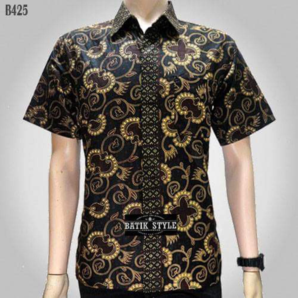Promo Baju Pria   Kemeja Pria   Baju Batik Sogan   Kemeja Batik Pria Sogan Murah