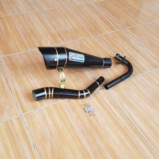 KNALPOT BEAT F1 LEOVINCE BLACK DOV