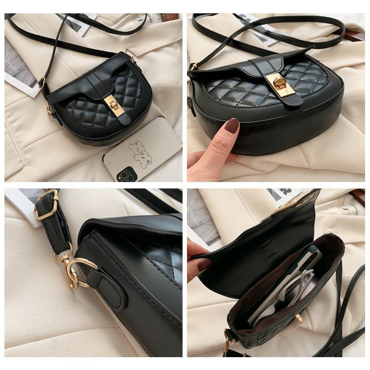 CR 7411 RISCE TAS SELEMPANG IMPORT WANITA CEWEK PEREMPUAN JAKARTA BATAM 20 x 4,5 x 16