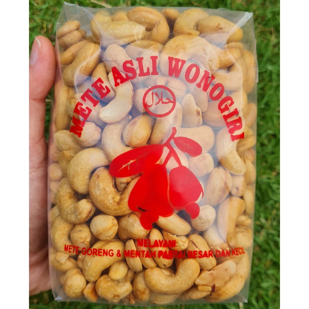 

1kg kacang mete/mente/mede/cashewnut matang rasa bawang