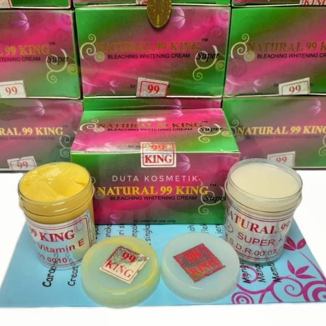 CREAM NATURAL 99 KING bok hijau (harga 1 LUSIN)