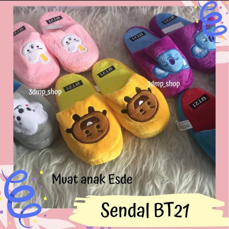 Sendal anak bt21 bts tata shooky koya cooky rj chimmy