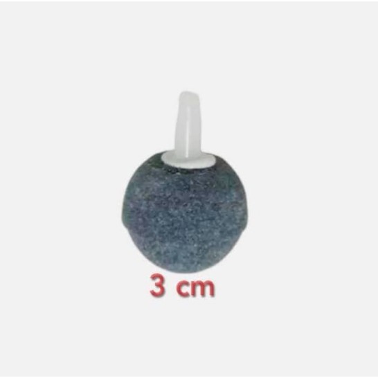 Batu Aerator Bulat 3 cm 3cm Air Stone Bola Airator Aquarium Akuarium