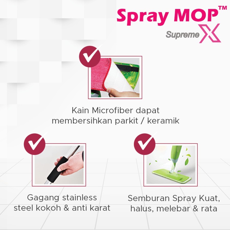 BOLDe Spray Mop Supreme X Terbaru Original