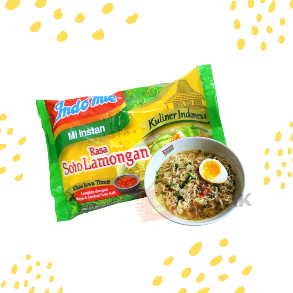 Indomie Soto Lamongan Mie Kuah 1pcs - Indomi Mie Instan