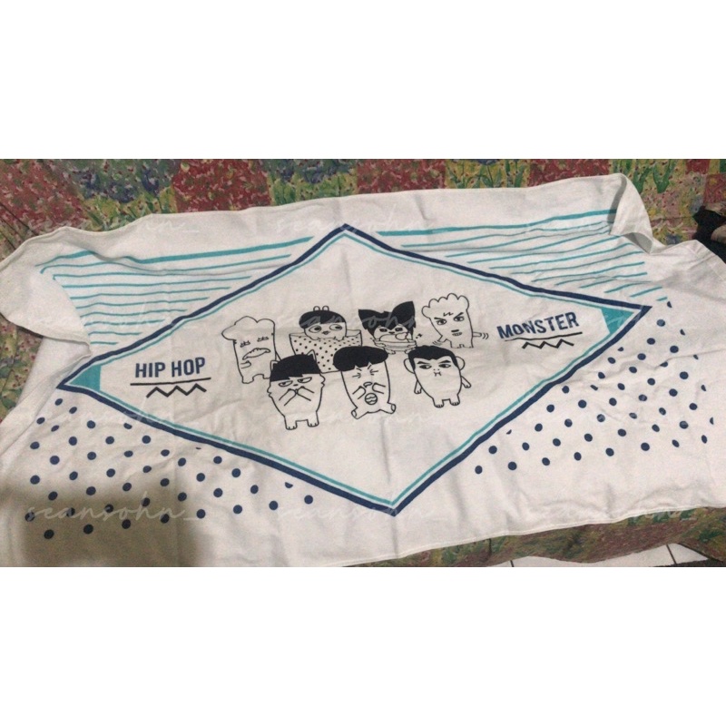 [RARE] BTS Hip Hop Monster Big Towel A