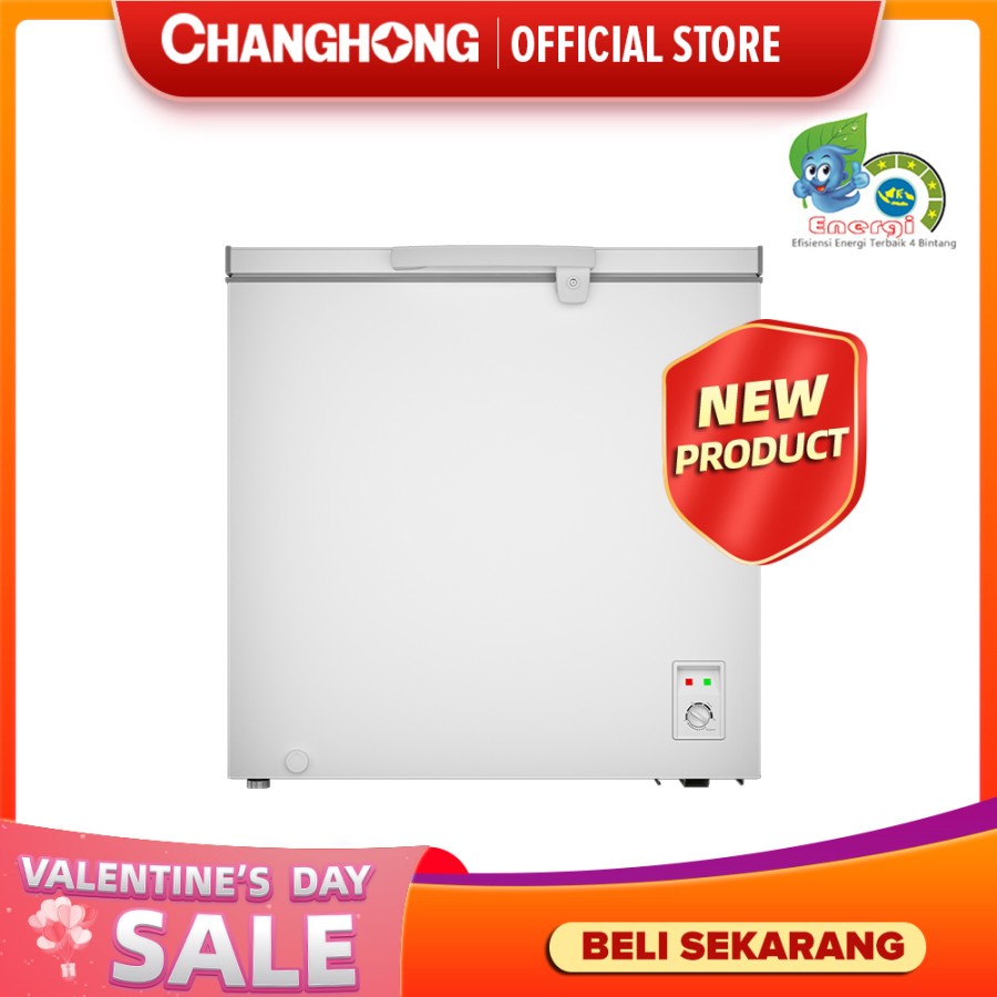 Chest Freezer Changhong 220 Liter FCF-266-DW FCF266DW FCF266