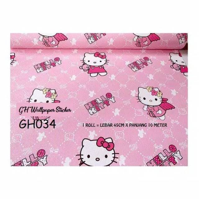 Wallpaper Sticker motif Hk Pink GH034